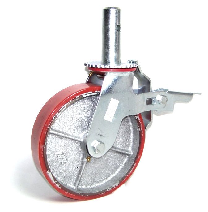 Heavy Duty Scaffold 8 x 2 Polyurethane Caster Wheel