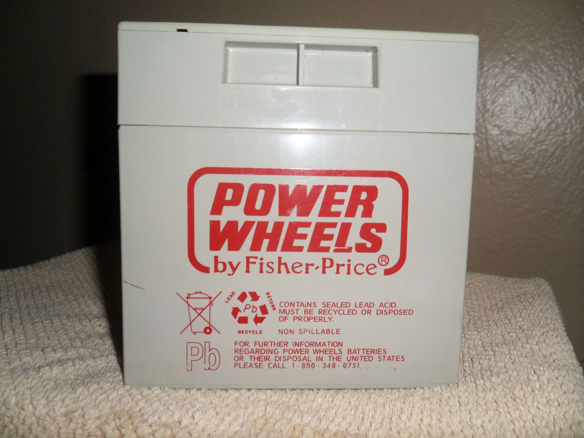 Fisher Price Power Wheels 12V Battery