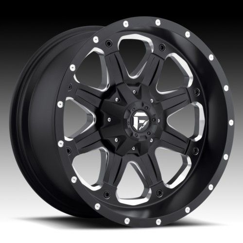 Boost 20 inch Black with Tires Chevy Dodge Ford XD Truck Rims