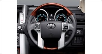 Land Cruiser Prado 150 Wood Style Steering Wheel JDM Toyota Japan